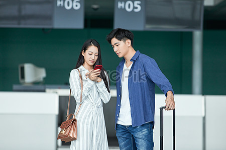 Couple Airport Travel Picture And HD Photos | Free Download On Lovepik