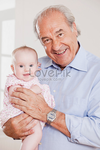 Grandpa Holding Child Picture And HD Photos | Free Download On Lovepik