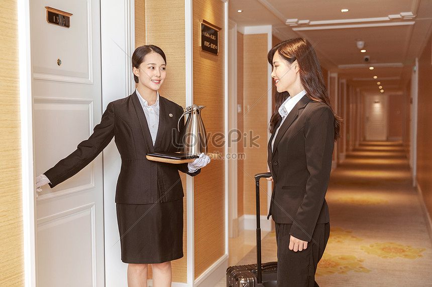 Hotel Service Close To Housekeeper Picture And HD Photos | Free ...