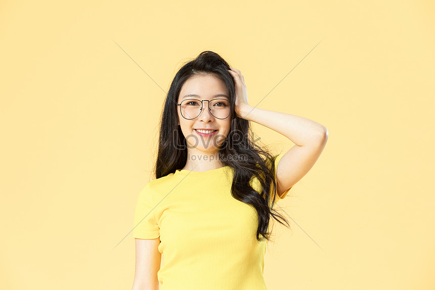 Playful Beauty Wearing Glasses Picture And HD Photos | Free Download On ...