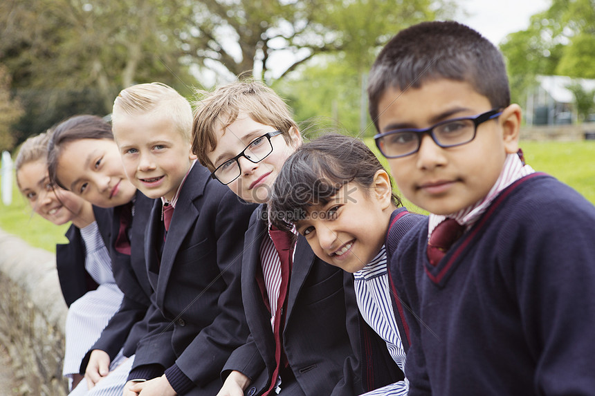 Primary School Pupils On The Playground Picture And Hd Photos 