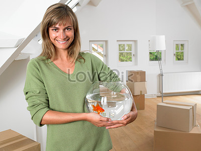 Japanese Beauty Holding A Fish Tank Sitting In The Pool Picture And HD  Photos