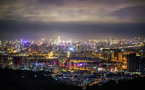 city night skyline panorama