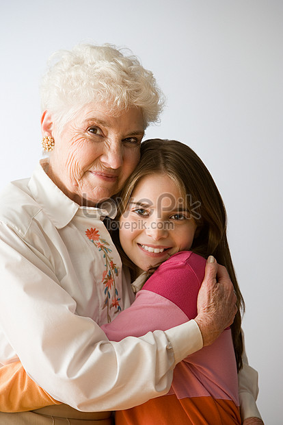 Girl Hugging With Grandmother Picture And Hd Photos Free Download On