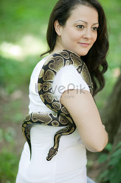 Snake And Woman Picture And HD Photos | Free Download On Lovepik