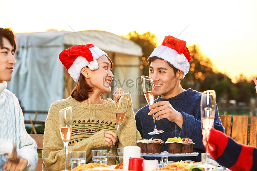 Young People Christmas Party Picture And HD Photos | Free Download On ...