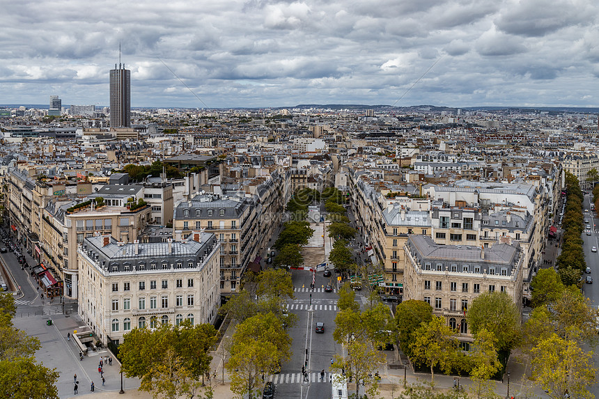 ảnh Toàn Cảnh Thành Phố Paris Tải Xuống Miễn Phí, ảnh kiến trúc, thành phố,  cao tầng đẹp Trên Lovepik