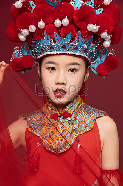 Chinese Style National Tide Child Red Yarn Closeup Picture And HD ...