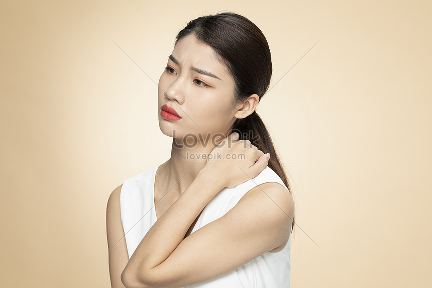 Young Women With Neck Pain Picture And Hd Photos 