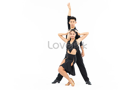 Acrobat pose of a two talented dancers Stock Photo by ©konradbak 101742204