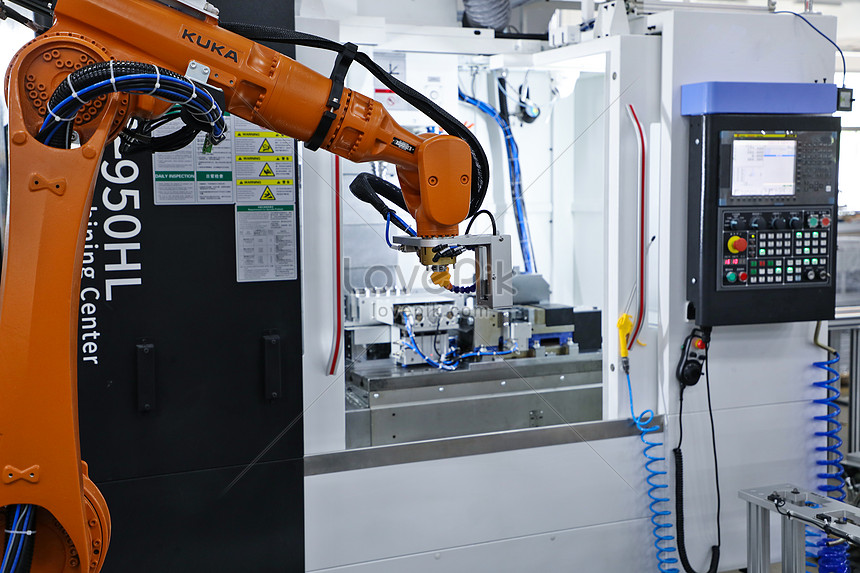 รูปเครื่องผลิตอัจฉริยะอุตสาหกรรมหุ่นยนต์อุตสาหกรรม, Hd  รูปภาพการผลิตอัจฉริยะ, สติปัญญา, การผลิต ดาวน์โหลดฟรี - Lovepik
