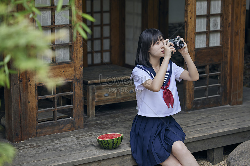 Summer Cute Jk Uniform Student Image Picture And HD Photos | Free ...