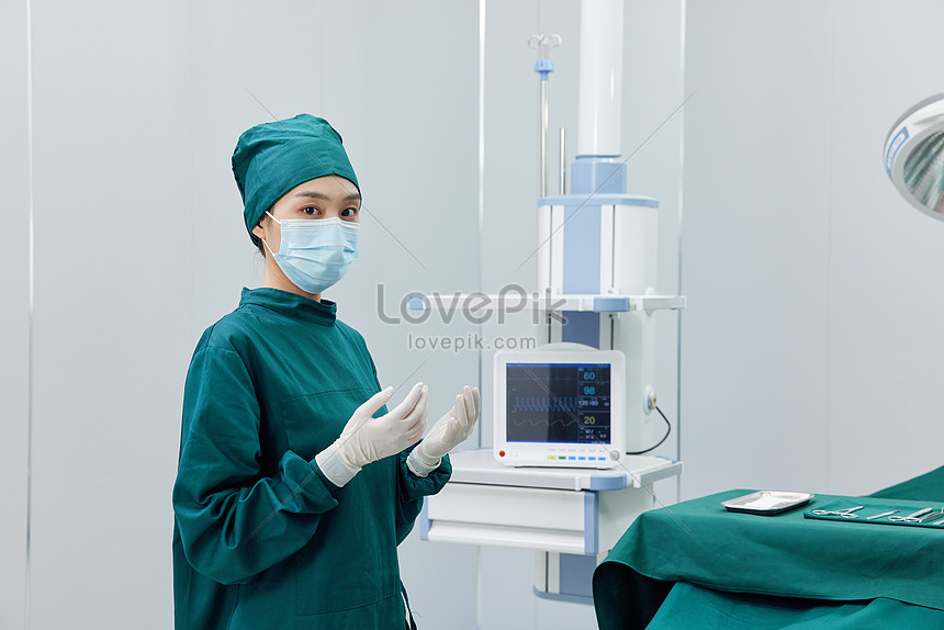 手袋を着て手術室の女性外科医イメージ 写真 Id Prf画像フォーマットjpg Jp Lovepik Com