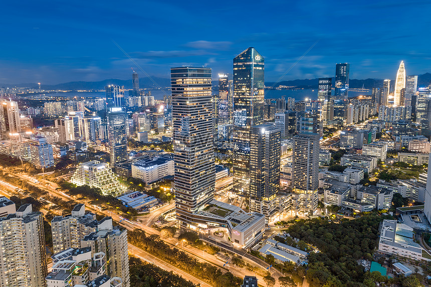 Shenzhen Nanshan District Construction Group Night View Picture And HD ...