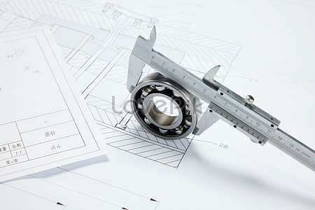 Engineering Tools On Technical Drawing Stock Photo 13159654 | Shutterstock