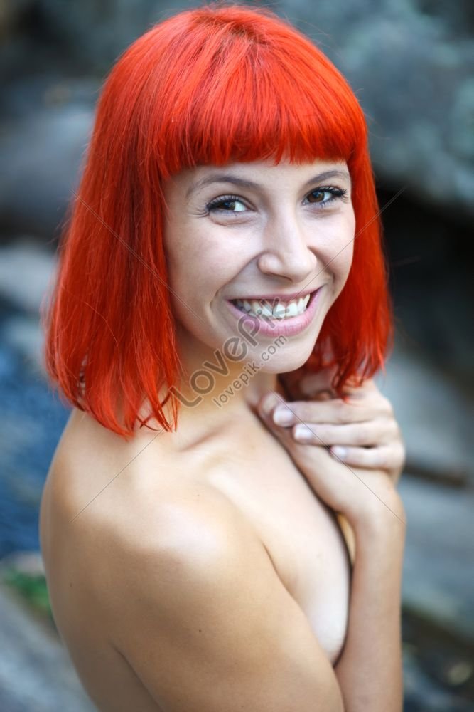 Attractive Red Haired Girl Nude In Nature Picture And HD Photos Free Download On Lovepik