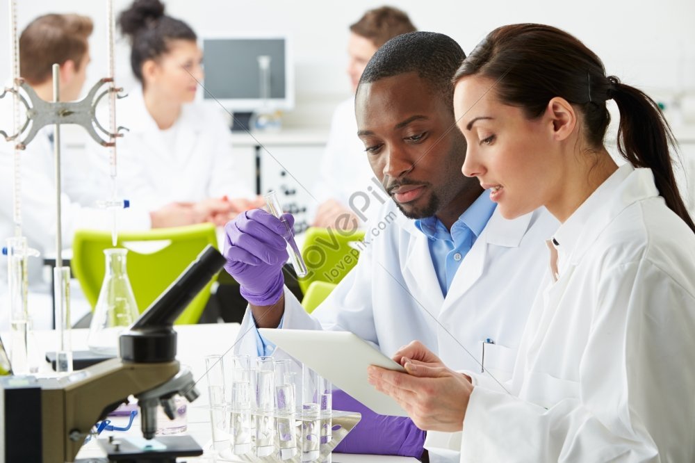 Group Of Technicians Working In A Laboratory Picture And Hd Photos 