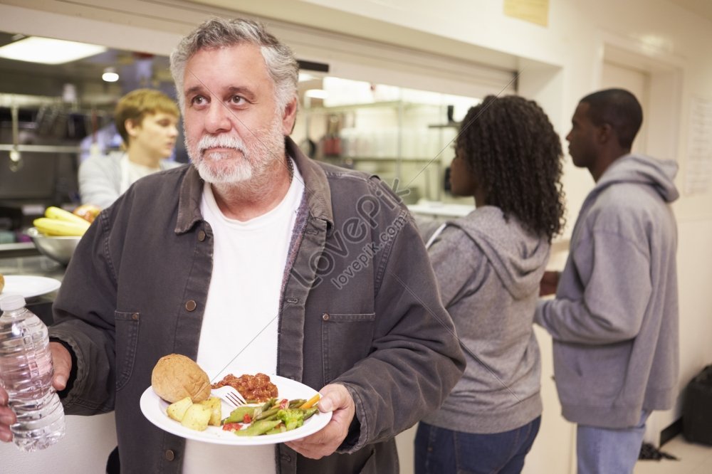 Kitchen Serving Food In Homeless Shelter Picture And Hd Photos Free Download On Lovepik