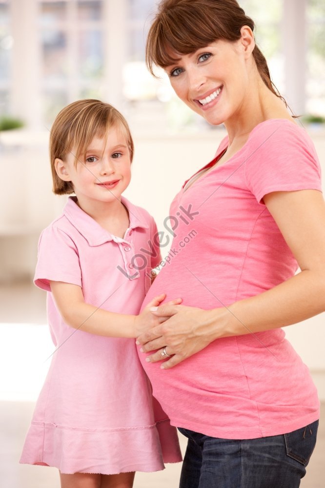 Pregnant Woman And Her Daughter Picture And Hd Photos Free Download On Lovepik 