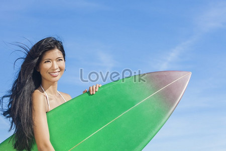 Woman And Young Girl On The Beach Picture And HD Photos