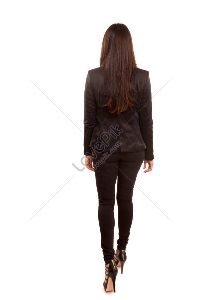 Back Pose Of A Girl With Hands On Hip Stock Photo - Download Image Now -  2015, Back, Beauty In Nature - iStock