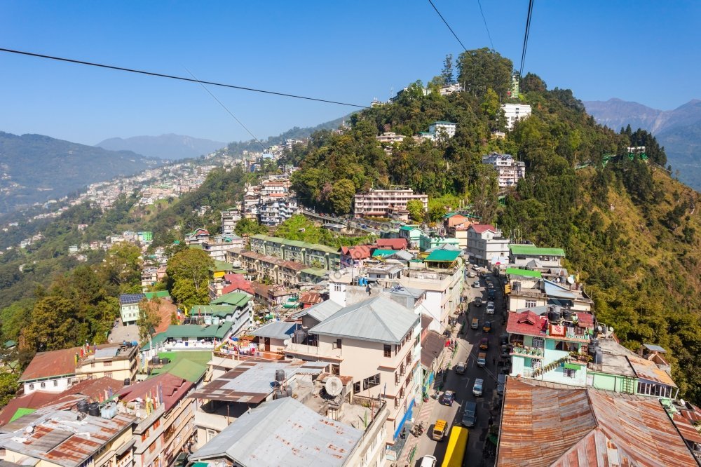 Gangtok Ropeway In Gangtok City Sikkim India Photo Picture And HD ...