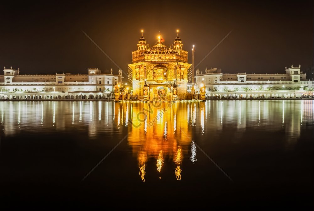 Bless international Reflection Of A Temple In A Lake, Golden Temple,  Amritsar, Punjab, India On Canvas by Panoramic Images Gallery-Wrapped  Canvas Giclée & Reviews | Wayfair