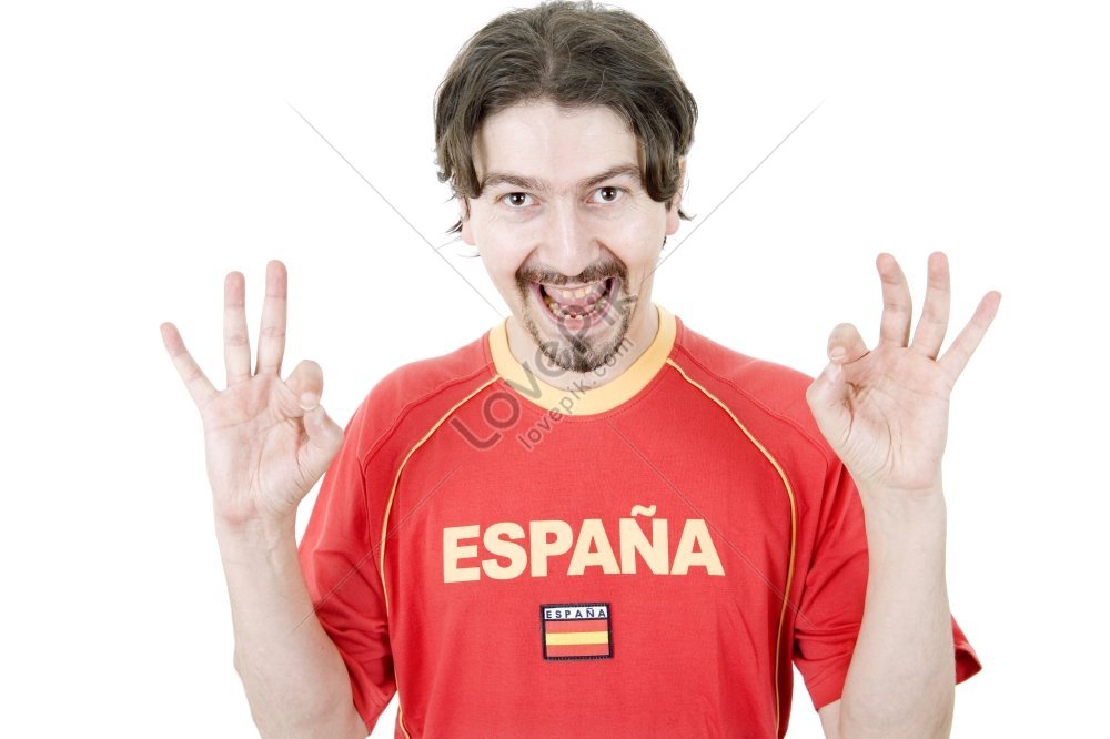 Happy spain. Happy Spaniards. Spanish man is coming.