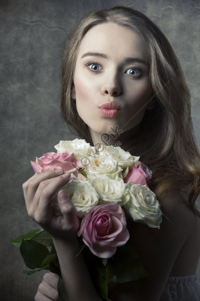 Wallpaper look, girl, flowers, pose, portrait, roses, ring, bokeh for  mobile and desktop, section девушки, resolution 2048x1365 - download