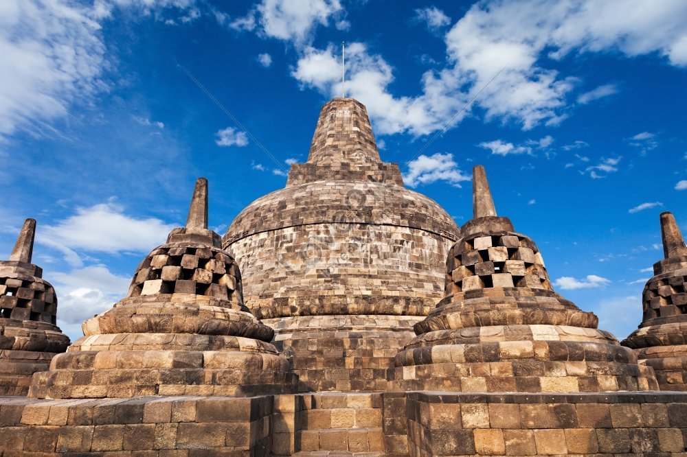 Larawan Ng Mga Stupas Sa Borobudur Temple Larawan_Numero ng Larawan ...