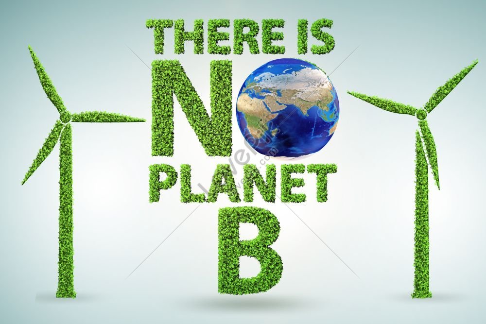 The Ecological Concept There Is No Planet B 3d Rendering Ecological ...