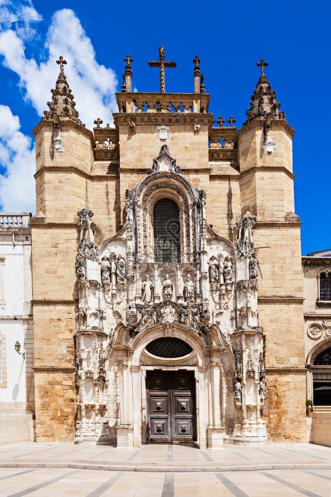 The Santa Cruz Monastery Also Known As The Monastery Of The Holy