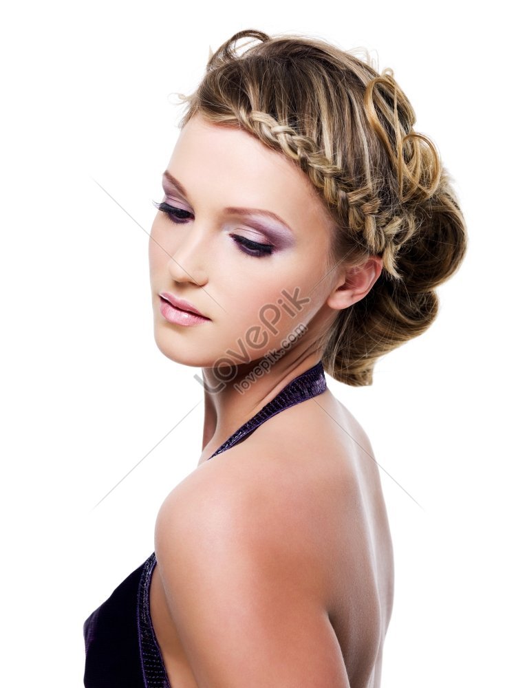 Collection Female Haircuts Hairstyles On White Stock Vector (Royalty Free)  1108753676 | Shutterstock
