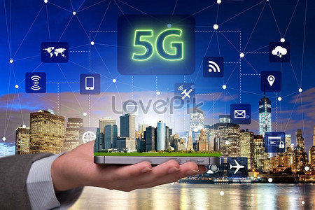 Концепция 5G технологии подключения к Интернету: фото Фото