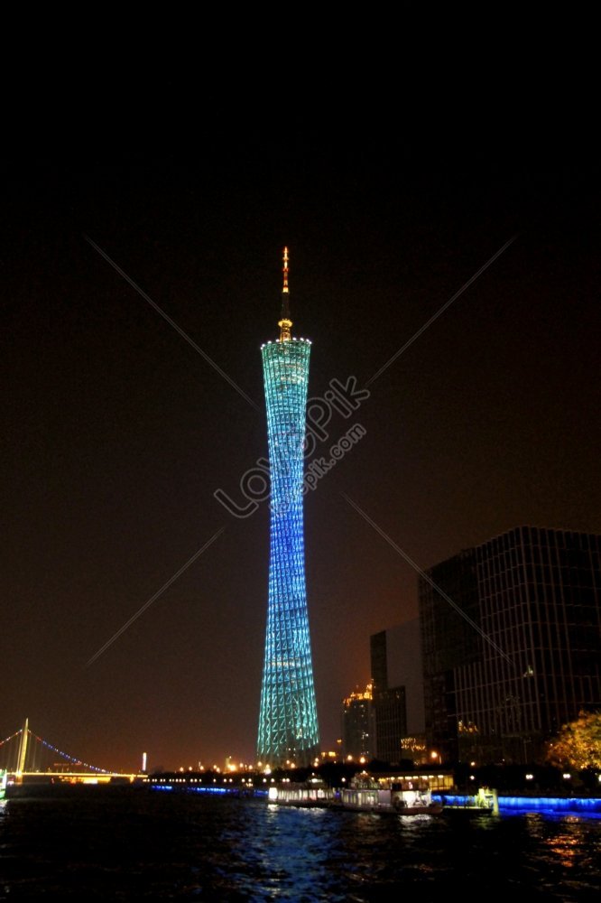 Architecture Of Canton Tower An Asian Photo Perspective Picture And HD ...