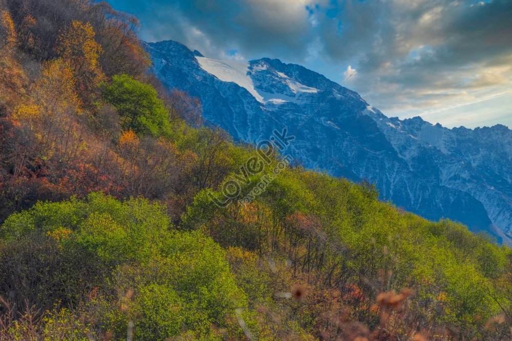 Осень В Горах Кавказа Фото