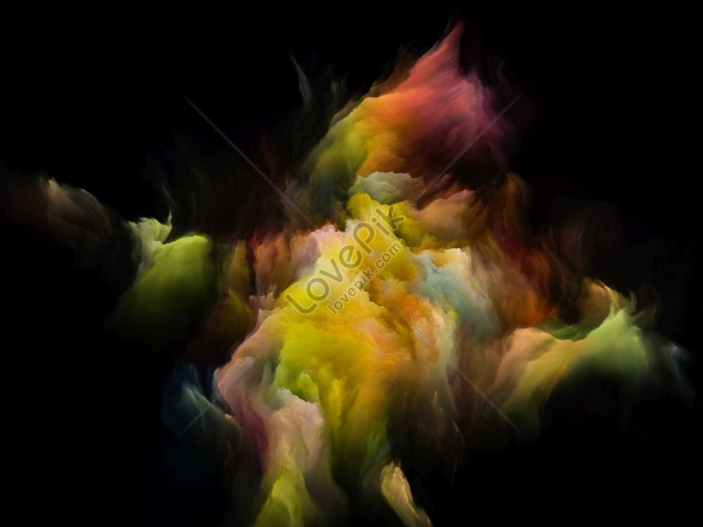 Abstract Art Photography Of Three Dimensional Variegated Cloud 