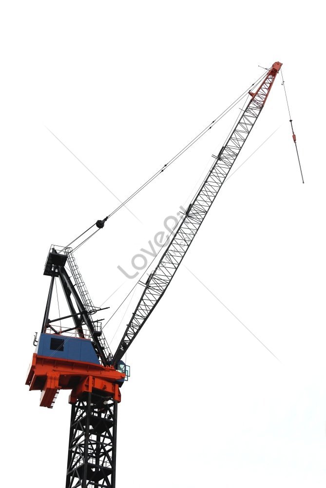 Isolated Platform Buildings Photo Of Construction Crane Picture And HD ...