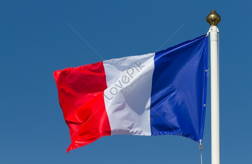 Illustration De Fond Du Drapeau National France Symbole Du Pays