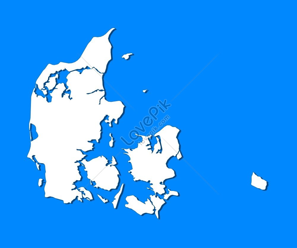 Political Map Of Denmark With Images Of Its Regions Picture And Hd Photos Free Download On Lovepik