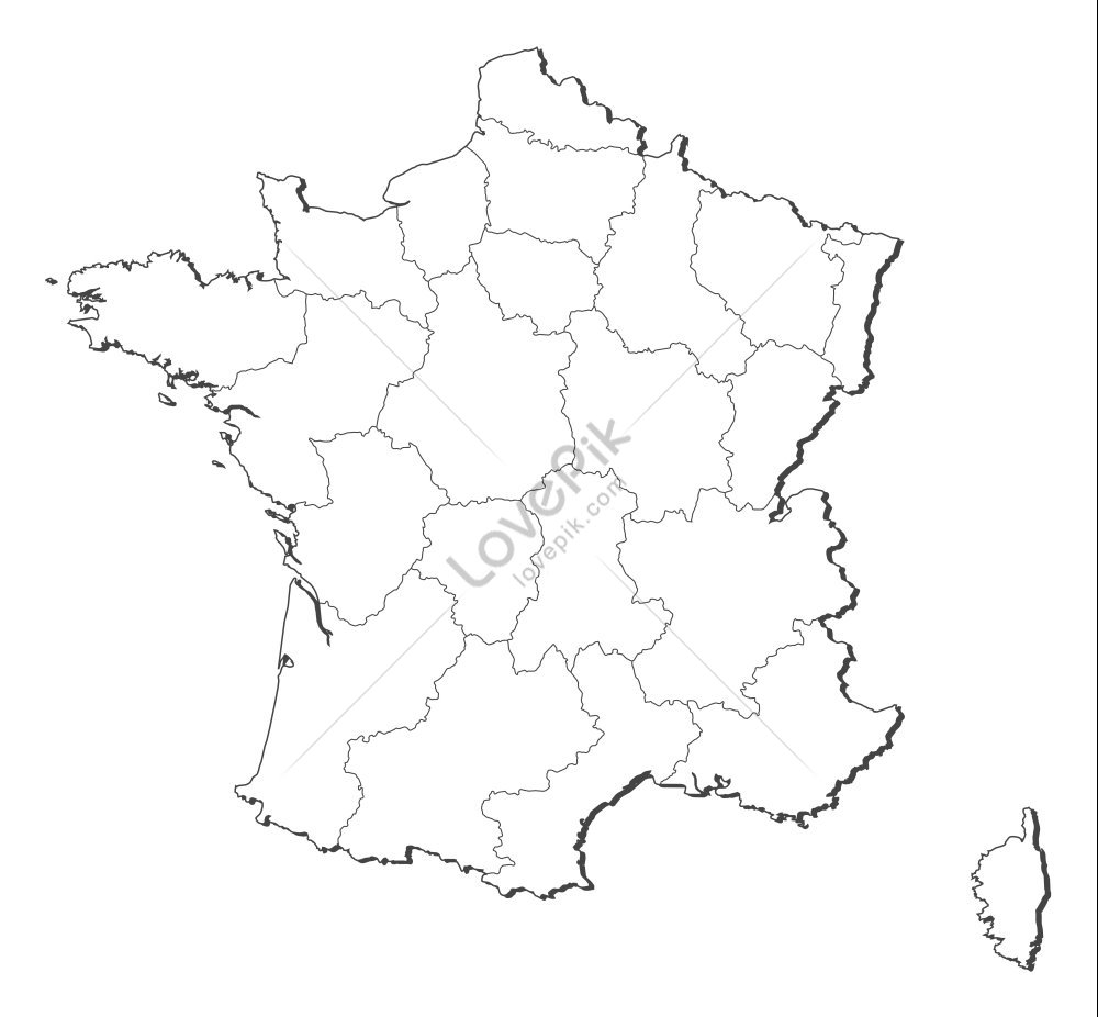    Lovepik Map Of France Political Map Of France With The Several Regions Photo Image 352373260 