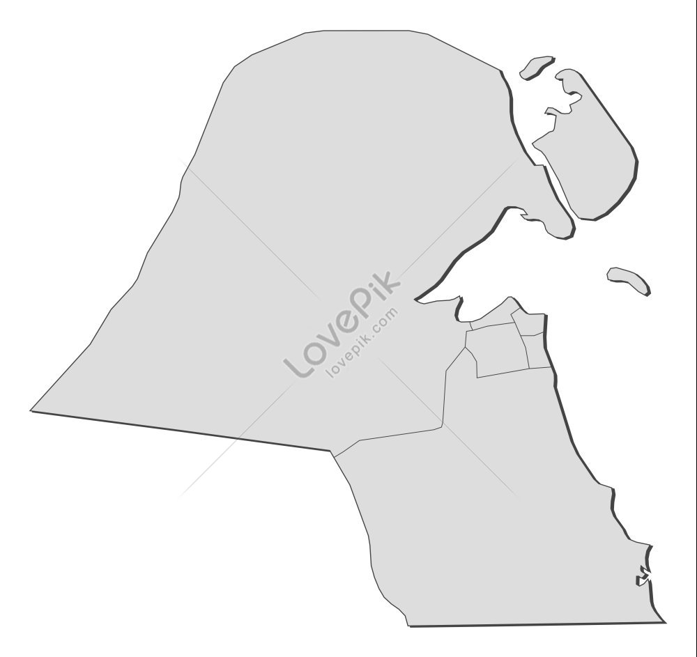 Political Map Of Kuwait Showing The Different Governorates Picture And ...