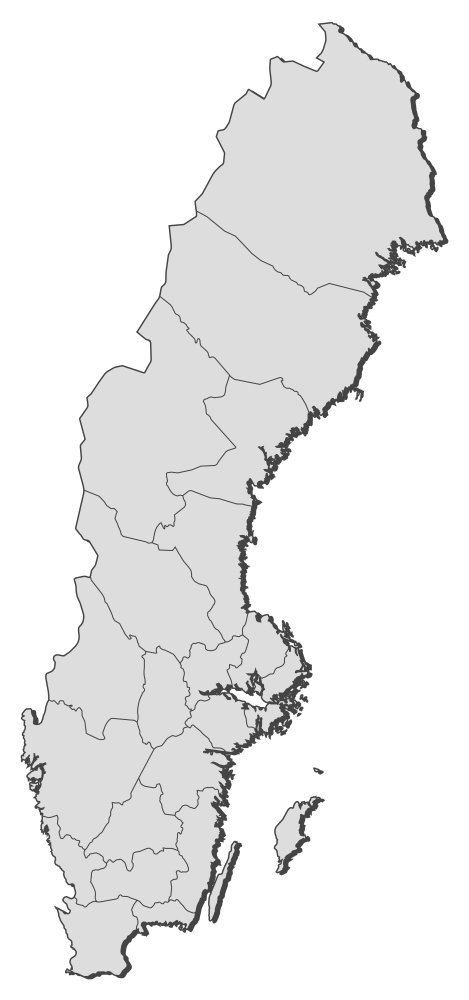 Political Map Of Sweden With The Different Provinces Illustrated In Photographs Picture And Hd