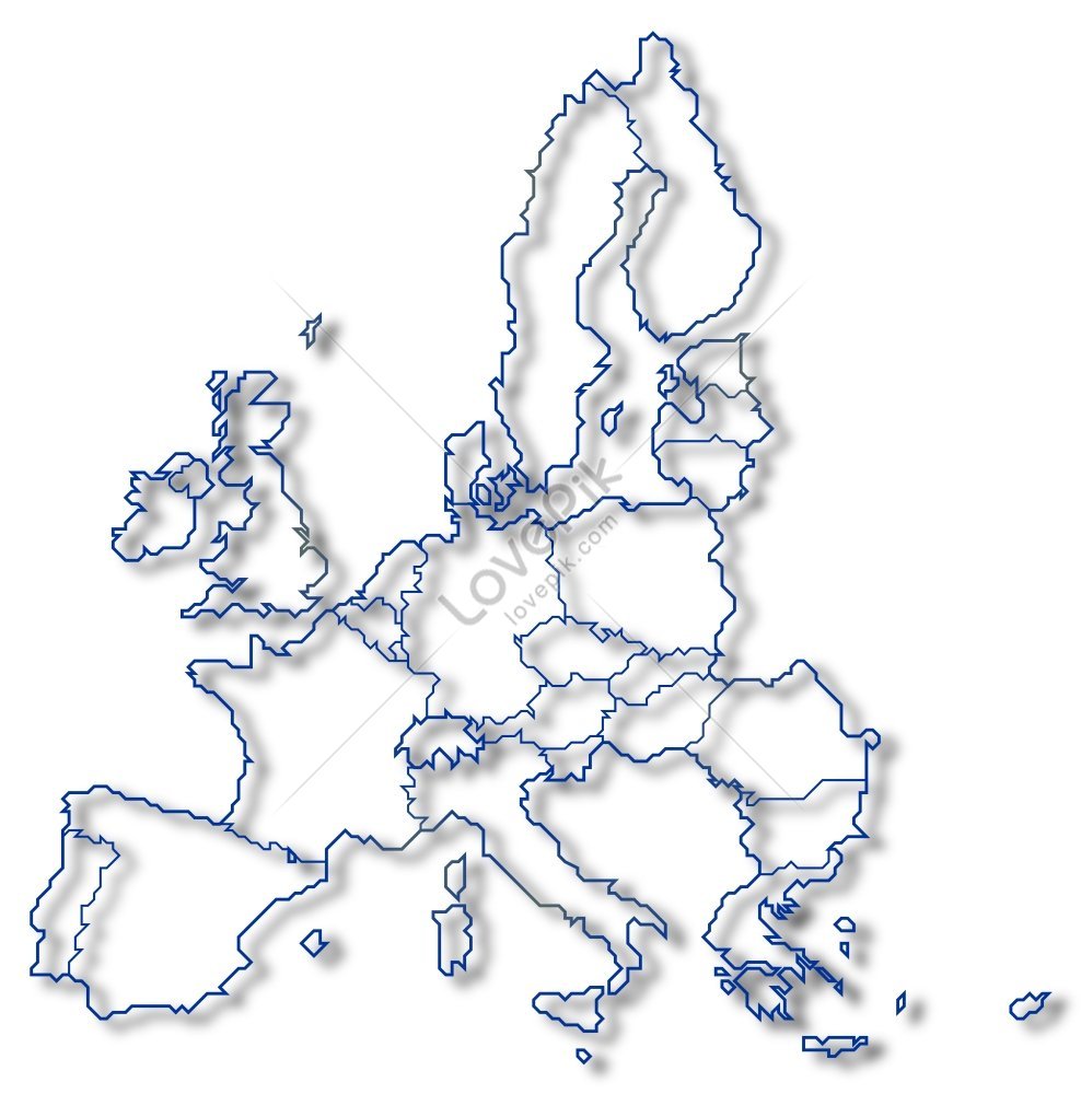 Descarga Vector De Diseño De Mapa De País De Color De Europa