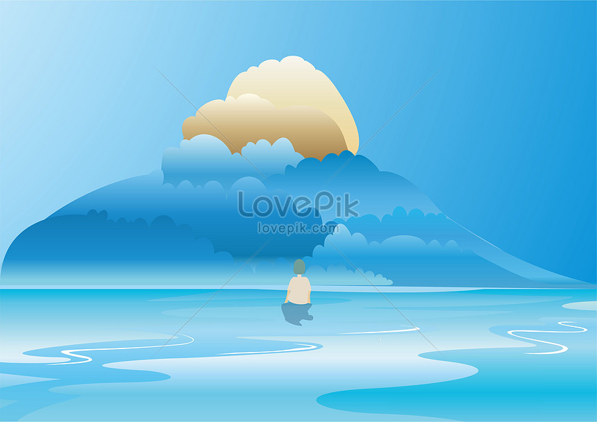 海辺のイラストイメージ クリエイティブ Id Prf画像フォーマットcdr Jp Lovepik Com
