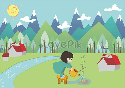 Cartoon Banyan Tree creatives images | Download free stock pictures -  Lovepik
