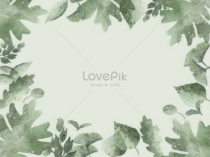 小清新綠色植物背景圖psd圖案素材免費下載 尺寸30 2400px 圖形id Lovepik