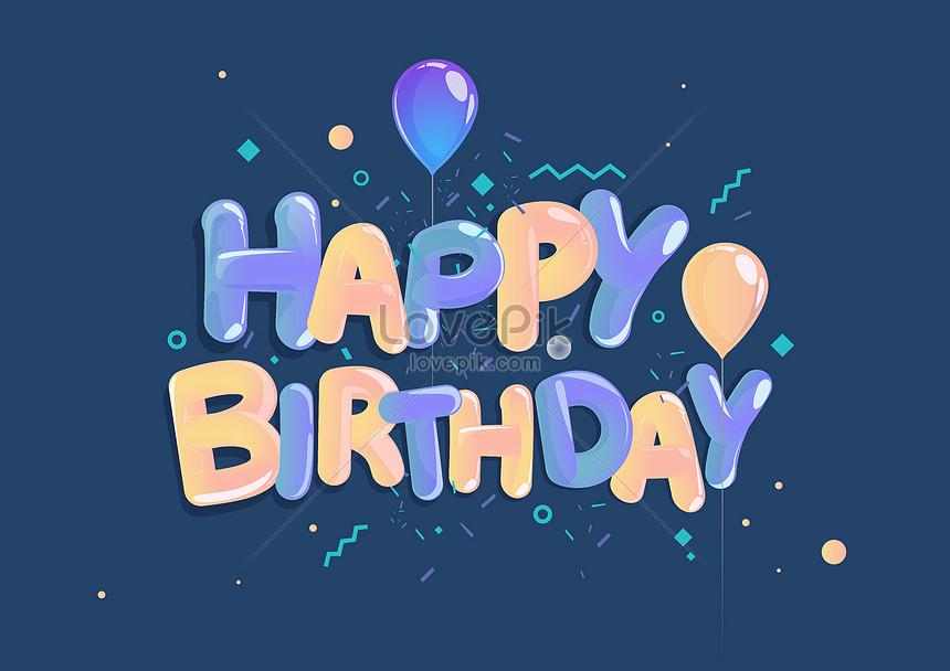 Happy birthday background creative image_picture free download  