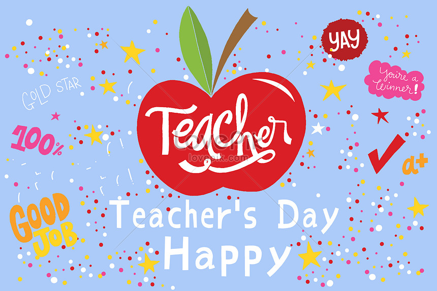 Teachers day background creative image_picture free download  