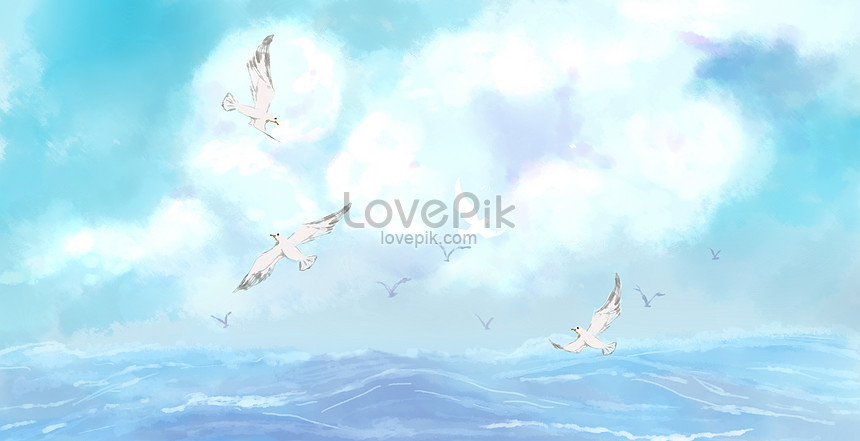 手描きの水彩画の美しい風景の背景イメージ 図 Id Prf画像フォーマットpsd Jp Lovepik Com
